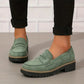 ⏳Begrenset tid med 50 % rabatt💥Komfortable, chunky loafers for kvinner med plattform