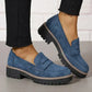⏳Begrenset tid med 50 % rabatt💥Komfortable, chunky loafers for kvinner med plattform