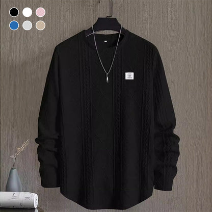 ⏳Begrenset tid 50 % rabatt💥Lett rundhalset sweatshirt for menn