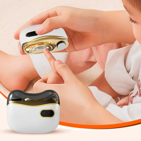 🔥 SISTE DAGS KAMPANJE - 50 % RABATT 🔥💅2-i-1 elektrisk negleklipper og poleringsapparat