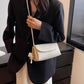 High end mote crossbody-veske for kvinner med elefantanheng