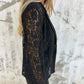 Heldekkende blazer i spiss netting