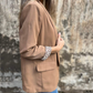 🌸 Stilig blazer med leopardmønster og fôr for kvinner