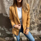 🌸 Stilig blazer med leopardmønster og fôr for kvinner