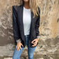 🌸 Stilig blazer med leopardmønster og fôr for kvinner