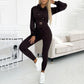 Todelt joggedress for kvinner med hette