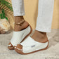 💥Salg 49% rabatt🔥Casual Wedge Slide-sandaler for kvinner