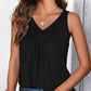 🍃Ermeløs tanktop med V-hals for kvinner