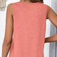 🍃Ermeløs tanktop med V-hals for kvinner