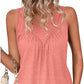 🍃Ermeløs tanktop med V-hals for kvinner
