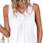 🍃Ermeløs tanktop med V-hals for kvinner
