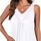 🍃Ermeløs tanktop med V-hals for kvinner
