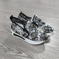 Blomstermønstrede joggesko i brodert mesh