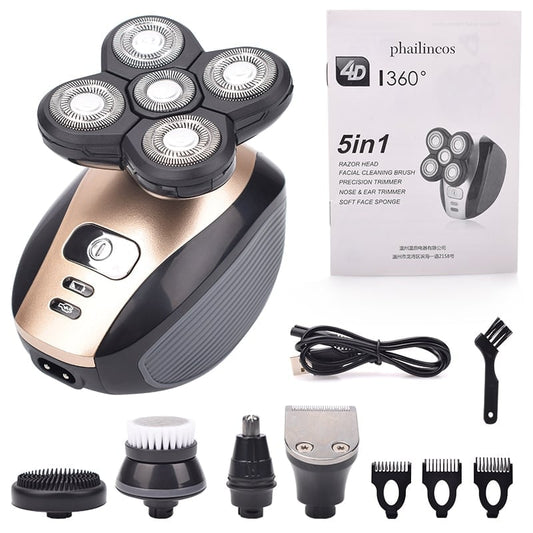 Multifunksjonell trimmer for hår og skjegg