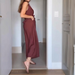 Women's Elegant Sleeveless Wide Leg Jumpsuit