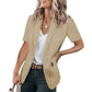 ✨Nyankomne✨🌸Stilfull, casual kortermet blazer for kvinner