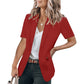 ✨Nyankomne✨🌸Stilfull, casual kortermet blazer for kvinner