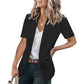 ✨Nyankomne✨🌸Stilfull, casual kortermet blazer for kvinner