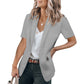 ✨Nyankomne✨🌸Stilfull, casual kortermet blazer for kvinner