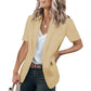 ✨Nyankomne✨🌸Stilfull, casual kortermet blazer for kvinner