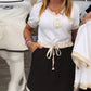 Lette, kortermede sommerkjoler for kvinner
