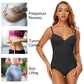 🔥SISTE DAGS SALG 50 % RABATT🔥Shapewear-bodysuit med BH | Rynket, slankende, justerbar midje✨