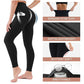 💥💥Høyt midjet rumpeløftende magekontroll Shaping Training Leggings med sidelomme