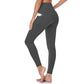 💥💥Høyt midjet rumpeløftende magekontroll Shaping Training Leggings med sidelomme