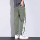 Trendy joggers med lommer i is-silke for menn