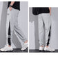 Trendy joggers med lommer i is-silke for menn