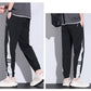 Trendy joggers med lommer i is-silke for menn