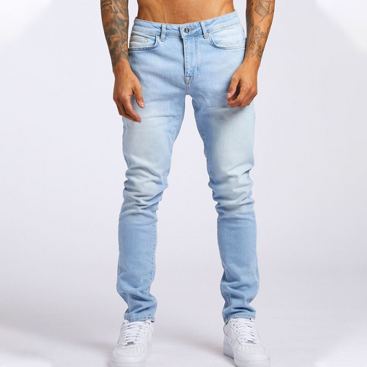 Jeans med høy elastisitet for menn