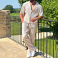 Sport Herredress Fashion Casual kort ermet bukse todelt sett