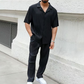 Sport Herredress Fashion Casual kort ermet bukse todelt sett