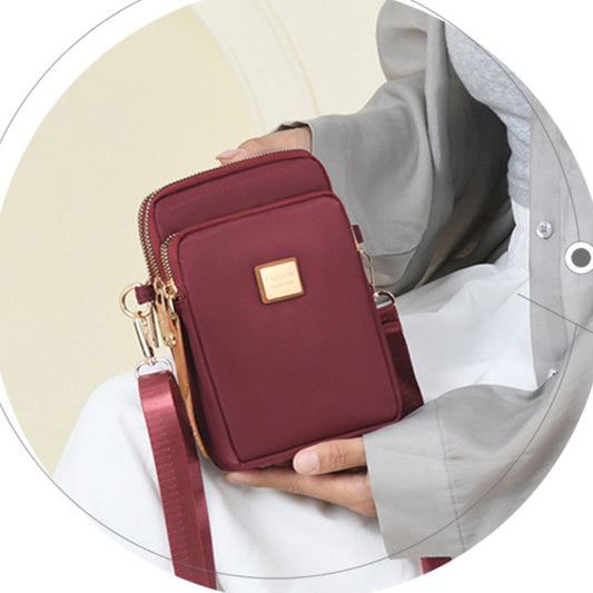 🔥Markedsføring av nye produkter-49%OFF✨Stilig skulderveske i tre lag med crossbody-veske