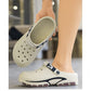 Pustende slip on-sandaler for menn