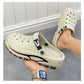Pustende slip on-sandaler for menn