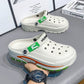 Pustende slip on-sandaler for menn