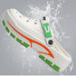 Pustende slip on-sandaler for menn