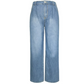 Vaskede fritidsjeans for kvinner