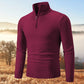[Varm Present] Herr Tjock Turtleneck Basstickad tröja