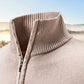 [Varm Present] Herr Tjock Turtleneck Basstickad tröja