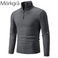 [Varm Present] Herr Tjock Turtleneck Basstickad tröja