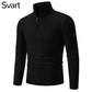 [Varm Present] Herr Tjock Turtleneck Basstickad tröja