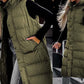 🔥HOT SALE 49 % RABATT🔥 Lang dunvest for kvinner | Vattert hette og knappestenging ❄️