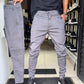 Slim-fit casual bukser for menn – elegante ensfargede toner, slank silhuett, ideelle for enkel kombinasjon 👔