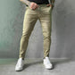 Slim-fit casual bukser for menn – elegante ensfargede toner, slank silhuett, ideelle for enkel kombinasjon 👔
