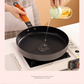 Rustfri stekepanne med nonstick-belegg
