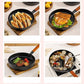 Rustfri stekepanne med nonstick-belegg