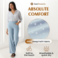 💖SISTE DAGS SALG 50 % RABATT💖Damebukse med høy midje, stretch, casual yoga, vide ben